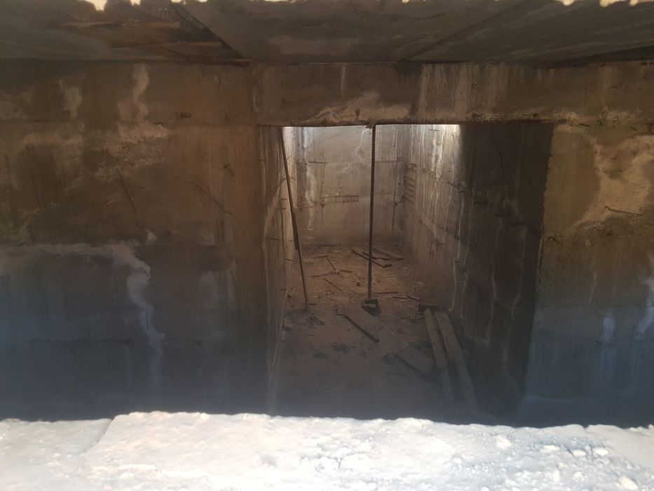 Участок с фундаментом