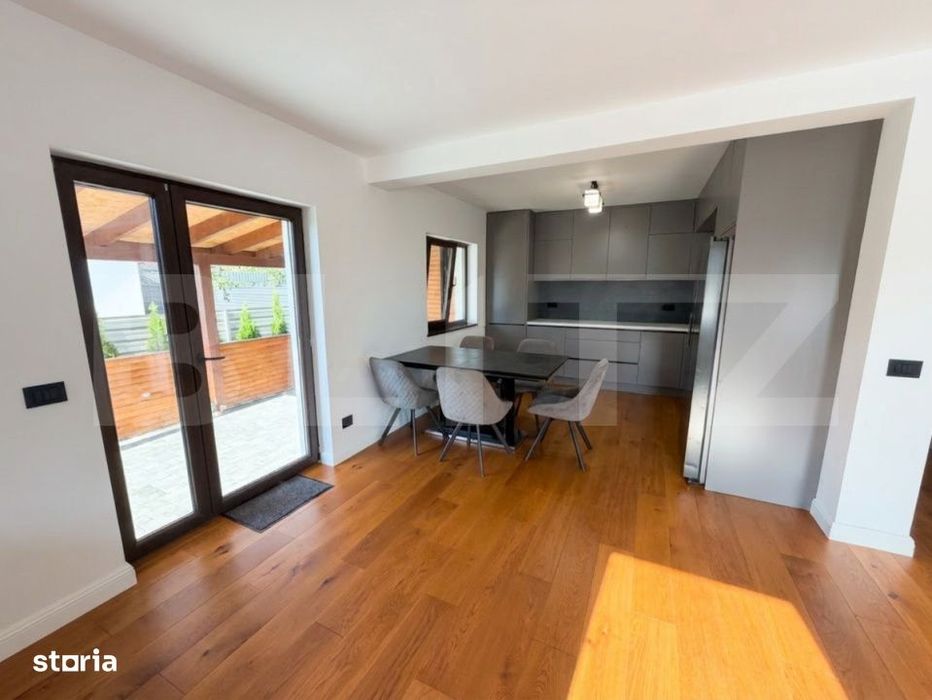 Casa moderna, cartier privat, 110 mp , 300 mp teren, Lisaura