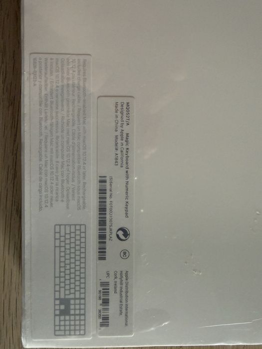 Apple Magic Keyboard cu Numeric Keyboard A1843