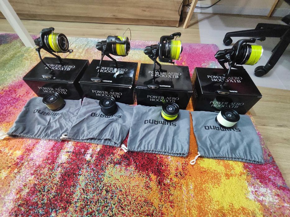 Vand 4 mulinete Shimano Power Aero 14000XTB