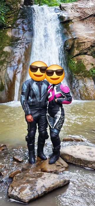 Costum / Combinezon piele moto NBsport marimea 44-46.