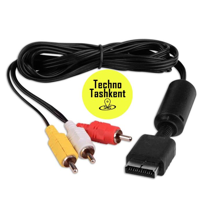 AV кабель для playstation 2 (ps2 кабель) (Dostavka Bor)