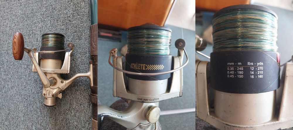 Директен телескоп, различни видове въдици, макари