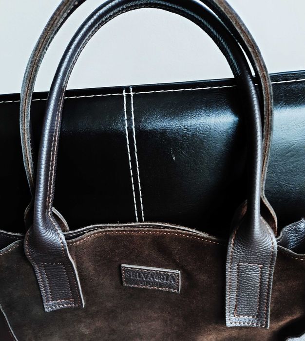 дамска кафява чанта