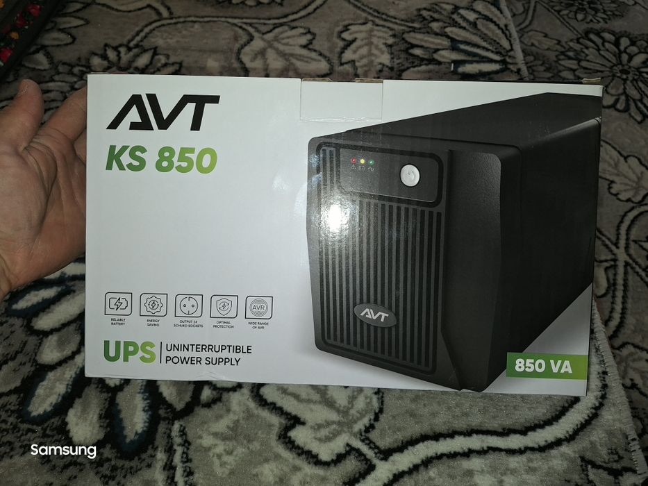 UPS AVT 850X-LI | 850VA | 1x12V-8AH | 2XEU socket