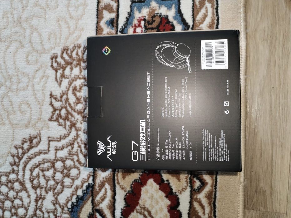 Наушники от проверенного бренда aula g7 новые в коробке