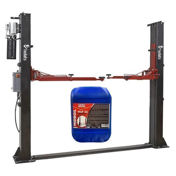 Двуколонен електрохидравличен подемник с автоматично освобождаване 4т