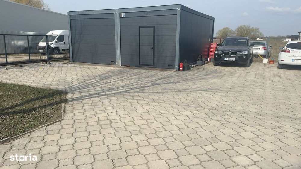 Teren ve vanzare cu 3 hale Domnești Șoseaua Curtea Domnească