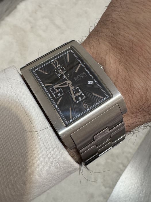 Ceas Hugo Boss, tank chronograph.