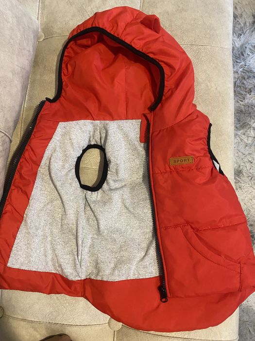 Жилетка тепалая детская