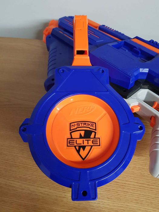 Pusca automata mitraliera jucarie Nerf n-strike elite infinus blaster