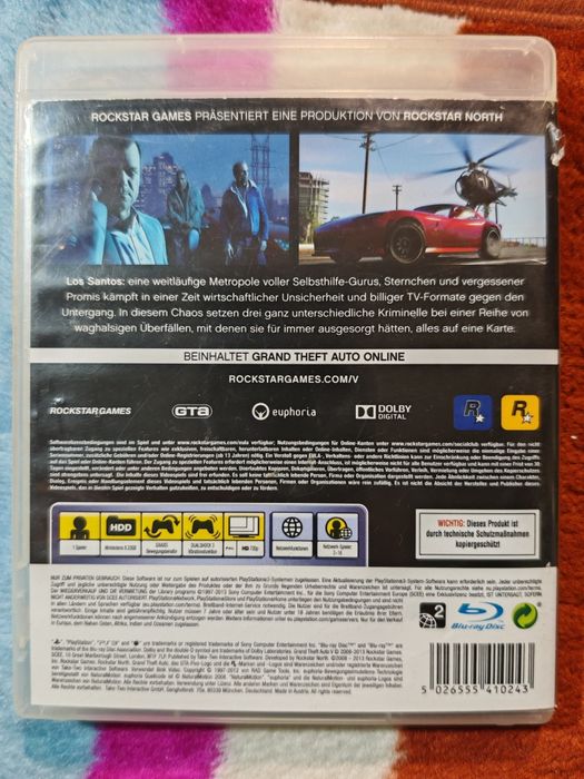 Grand Theft Auto V Sony PlayStation 3