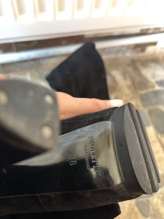 Cizme de catifea marimea 38