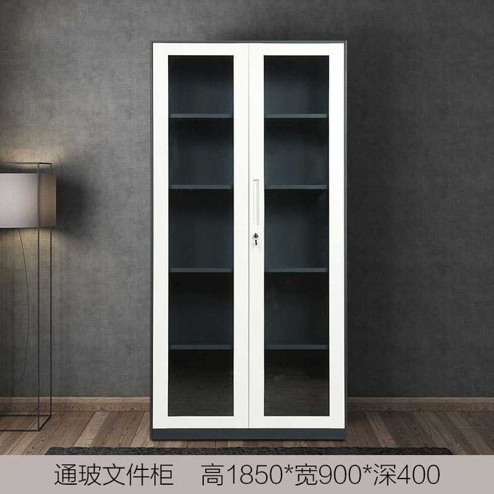 Офис учун металл китоб шкафи 0.8 мм, ҳар бир полка 50 кг гача