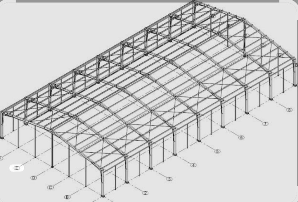 Vând hală metalica 12m×30m×4m cofectionata din profile ipe 200 Ferme s