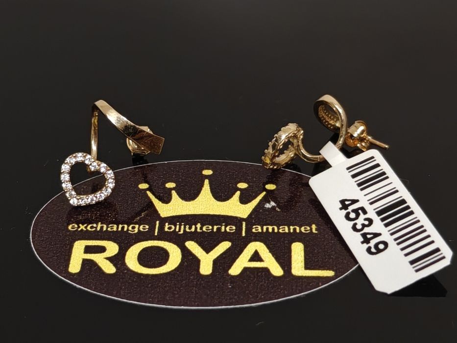 Bijuteria Royal: Cercei aur nou 14k/1.61 gr