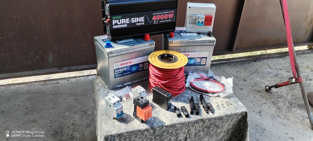 Инвертор 4000 W пълна синусоида+акумулатор и мн. други ТОП предложения