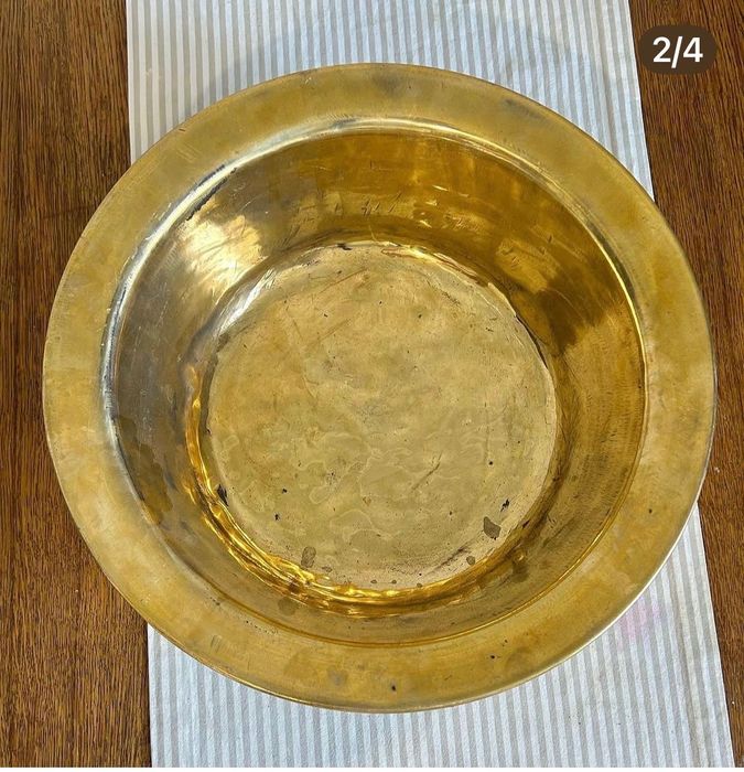 Медный таз. Советских времен.