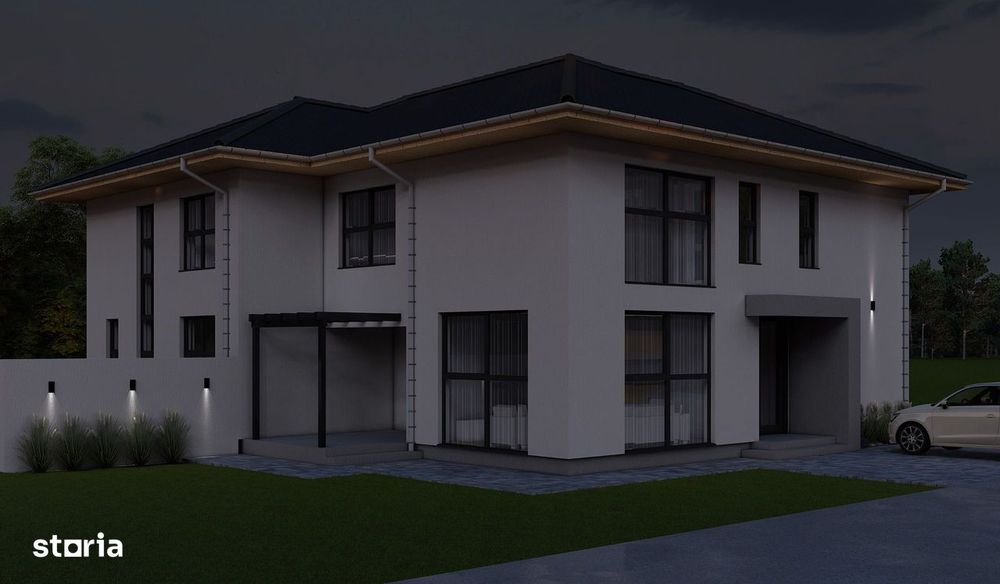 Casa la cheie 4 camere,120 mp,512 mp teren,cu gard si pavaj