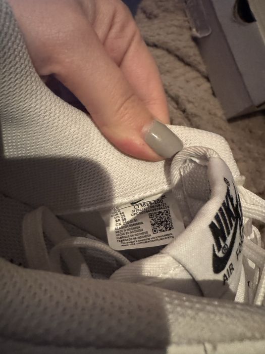 Nike Air force 1 ‘07 номер 40 бели чисто нови