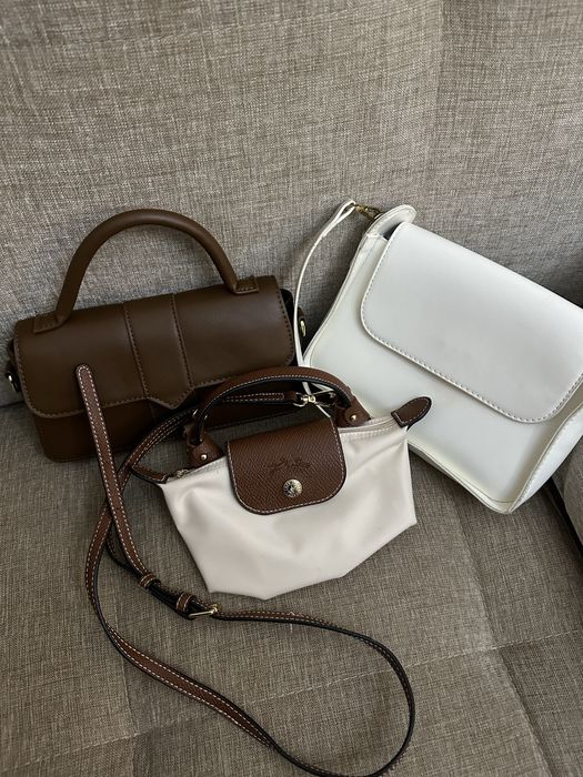 Продам сумки коричневые, белые