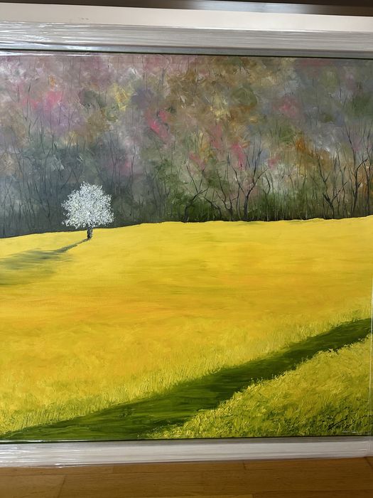 Голяма картина масло върху платно