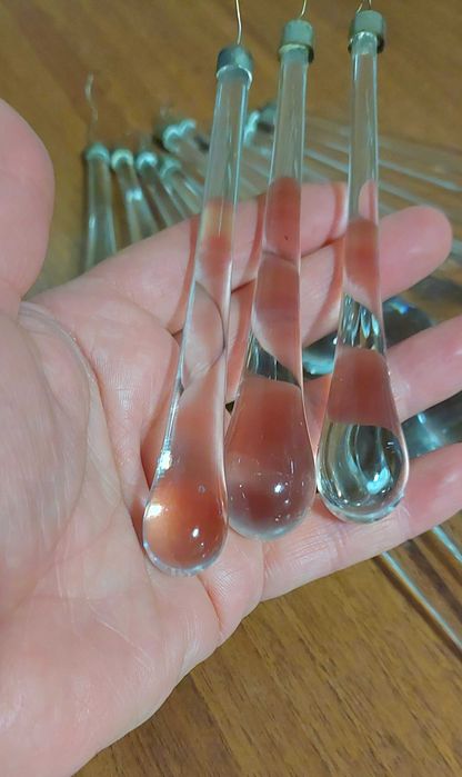 Piese cristal candelabru vintage