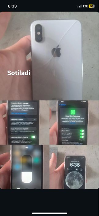 Iphone xs 256 gb sotiladi