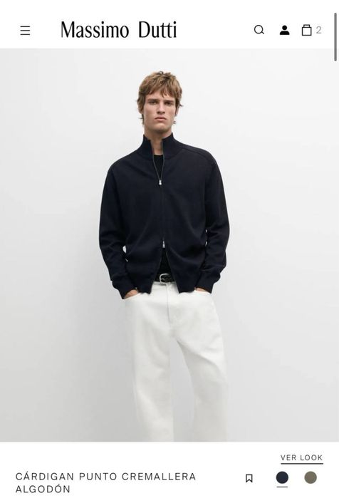 Оригинал Massimo Dutti мужской джемпер