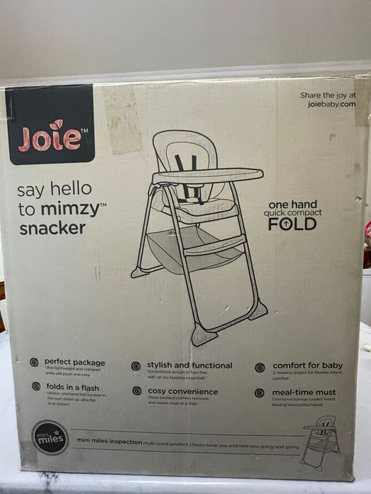 Стульчик для кормления Joie Mimzy Snacker Denim