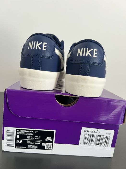 Nike SB Blazer Low Pro GT "Blue Void" - Noi în Cutie - Mărimea 41