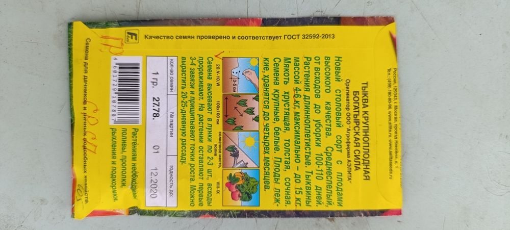 Продам , тыква 10 кг
