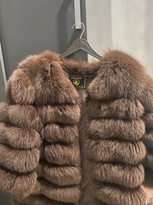 Шуба из Песца с съемными рукавами