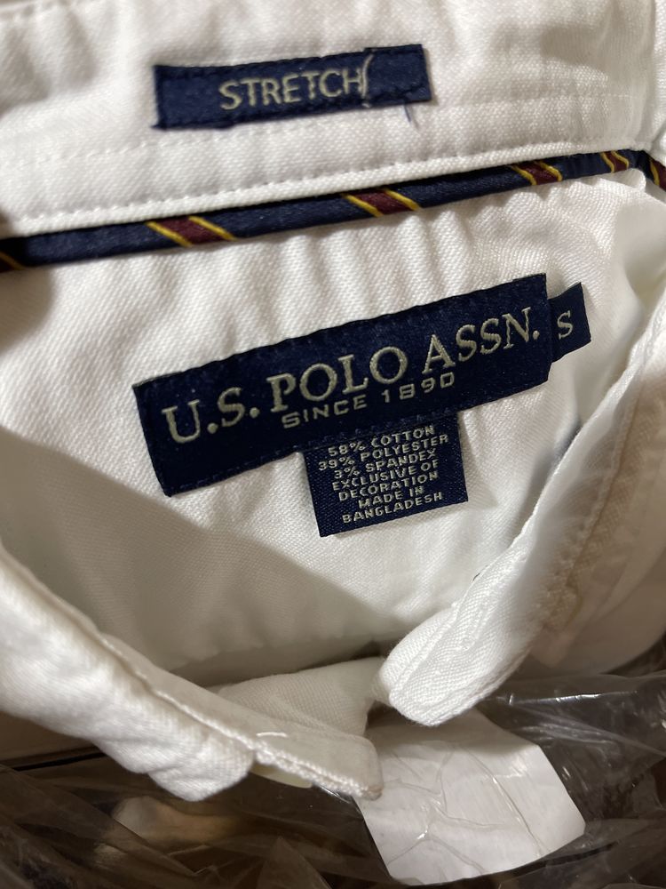 Us polo рубашка oxford белая: 550 000 сум - Мужская одежда Ташкент на Olx