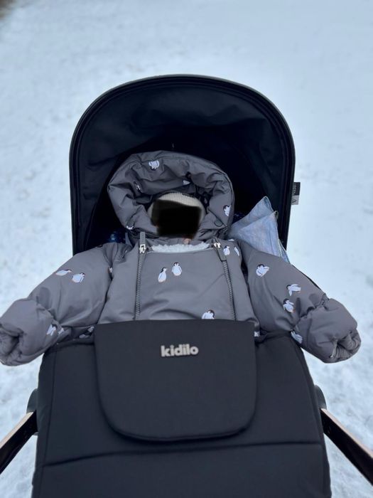Коляска прогулочная Kidilo D900, черный