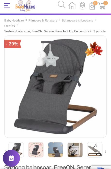 Balansoar bebelus de la nastere pana la 9kg