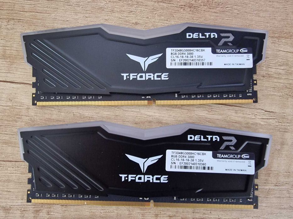 Memorie Ram Team Group T-FORCE DELTA RGB 16GB 2x8GB DDR4 3000MHz CL16