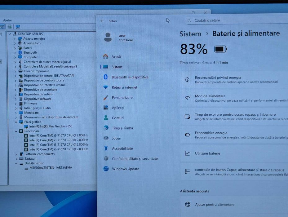 Laptop MEDION AKOYA P7402, Intel Core i3-7167U, Display FHD 43,9 cm