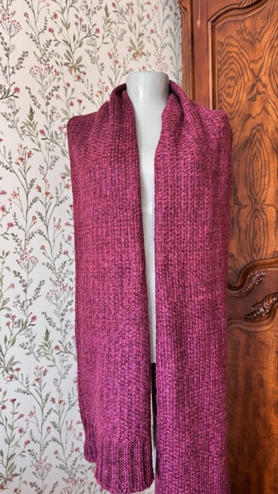 Шарф теплый длинный