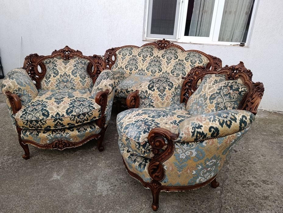 Canapea și fotolii stil baroc fără defecte! Negociabil