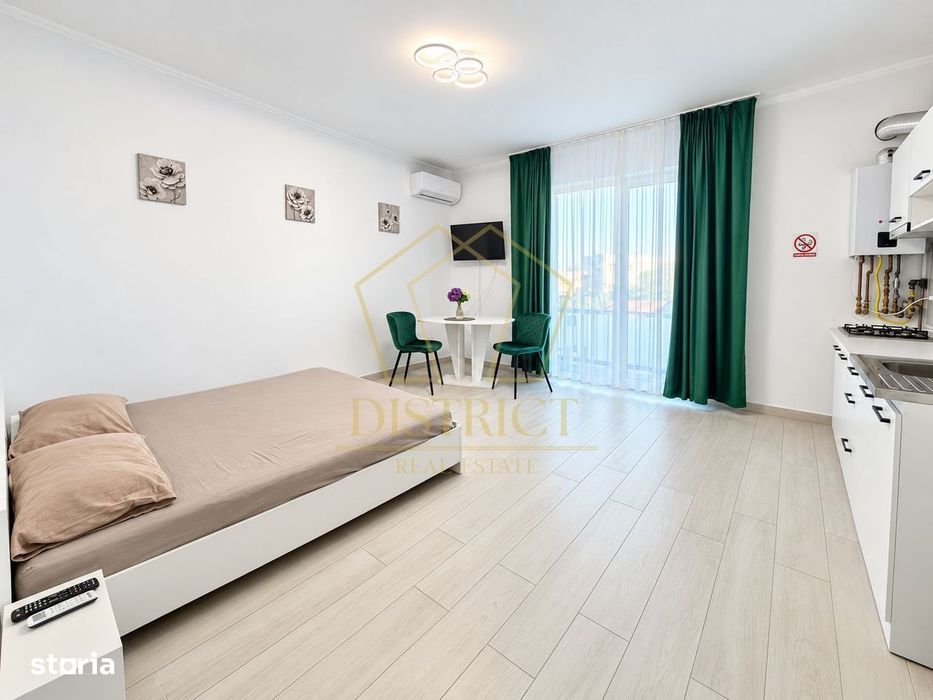 Apartament cu 1 camera mobilat si utilat la parter in Giroc la asfalt — fotografia 1