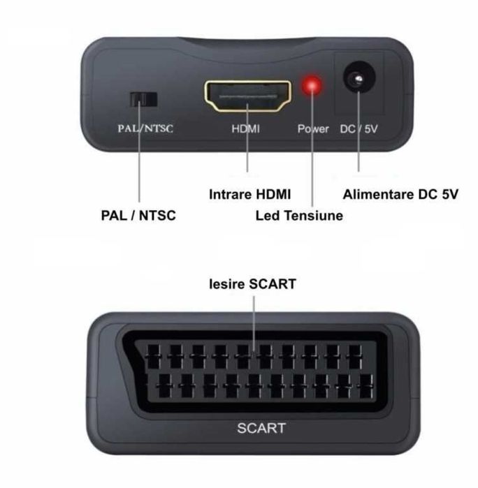 Adaptor Cablu Convertor HDMI SCART Adaptor Cablu Convertor SCART HDMI