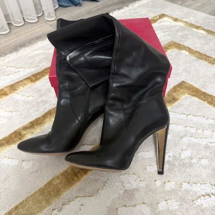 Сапоги кожанные