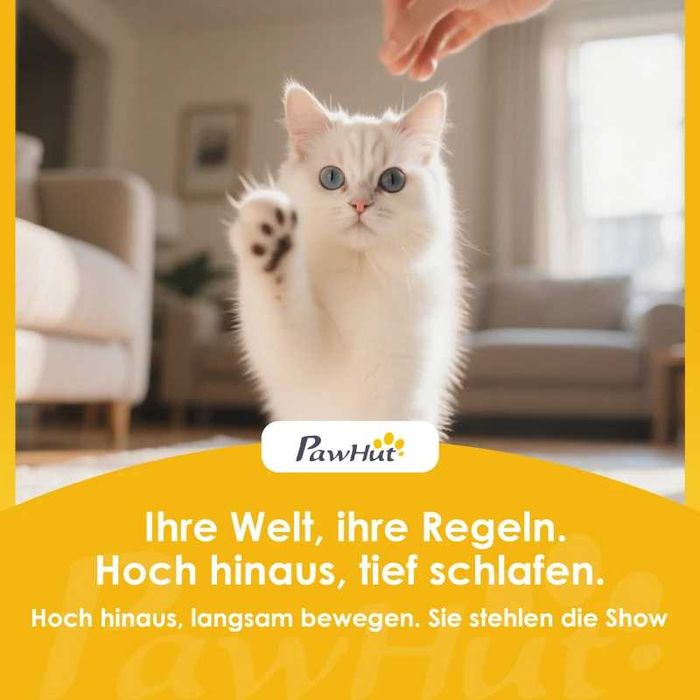 Дърво за котки PawHut с 1 котешка пещера, 1 котешко легло, 2 платформи