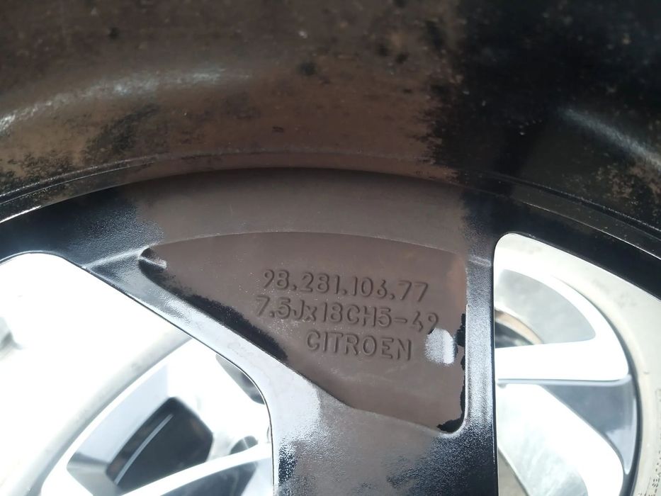 Set jante aliaj r18 cu anvelope iarna michelin 235/55 r18 citroen c5 aircross 9828110677