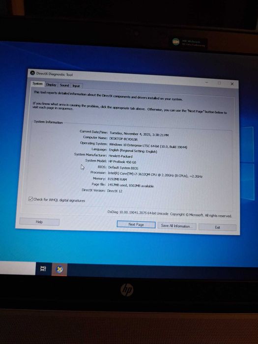 Laptop HP Probook Business 15.6" procesor i7