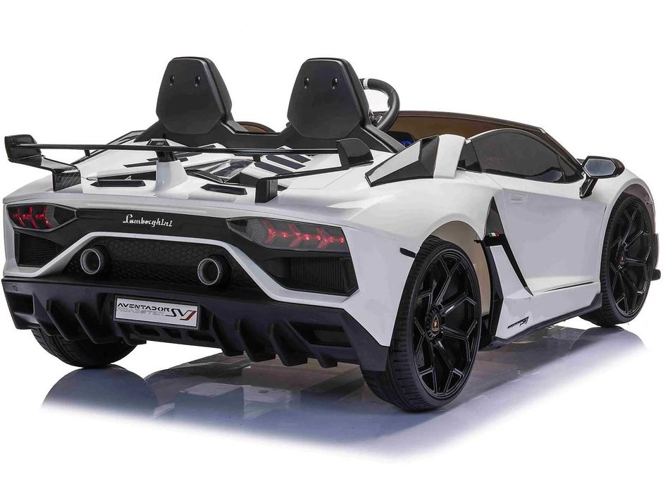 Masinuta electrica Lamborghini SVJ 24V 2x 250W Drift Edition White