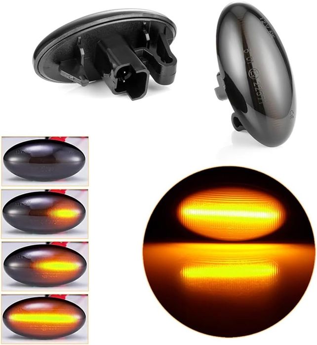 Set semnalizari led dinamice Peugeot 206/307/407 Citroen C1 C2 C3 C5
