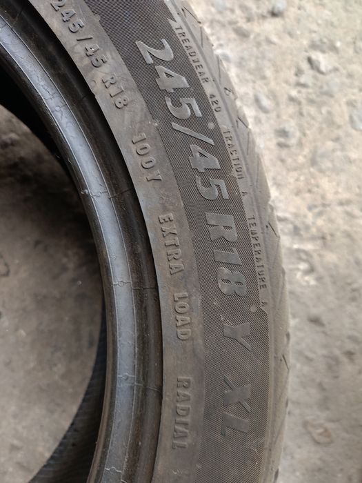 Летни гуми -18цола -245/45-1бр.-99лв."MATADOR"-като нови