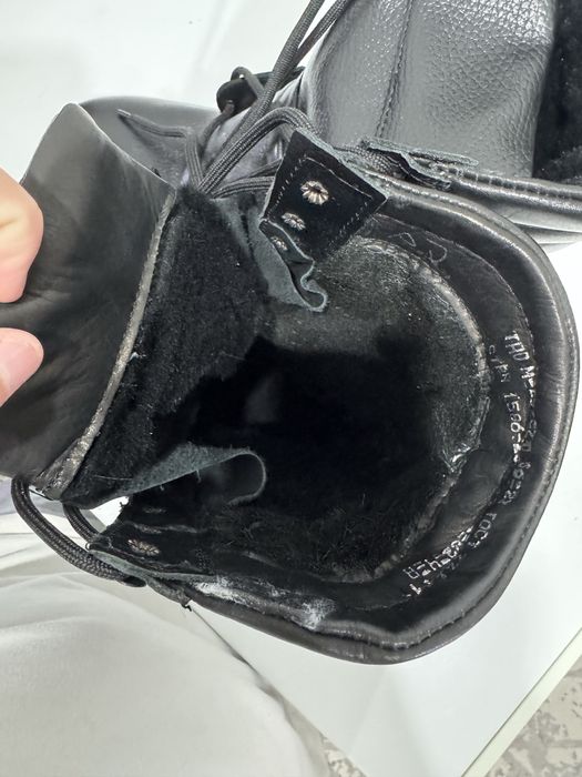 Зимние берцы черные